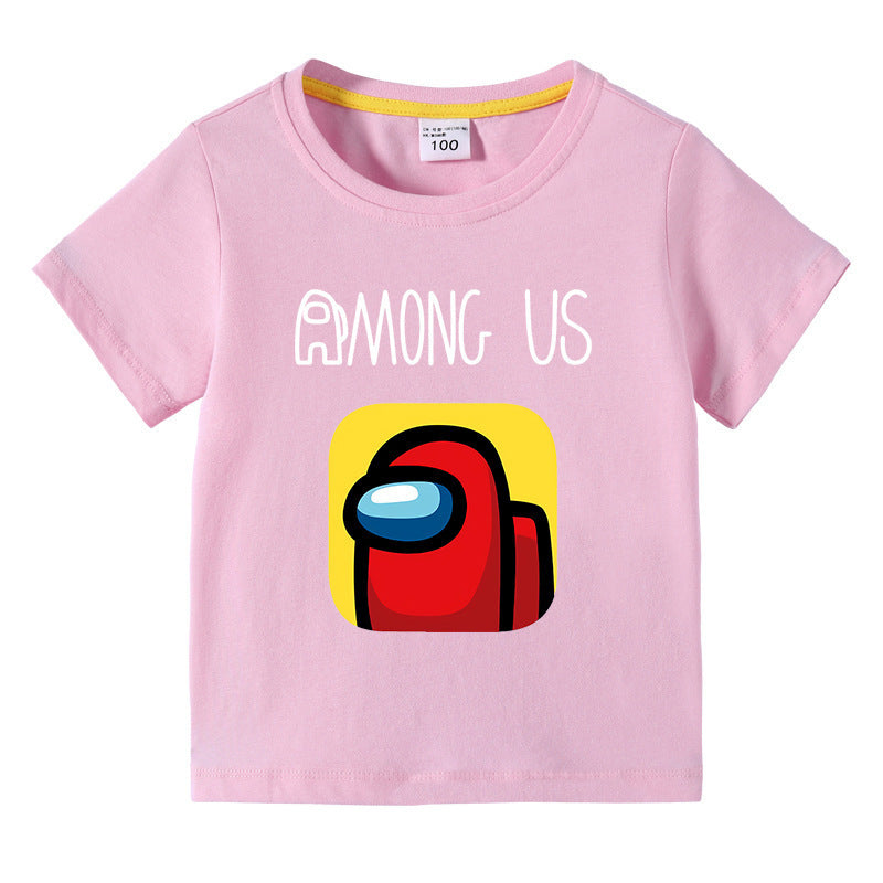 T-Shirt Enfant Été Manches Courtes – Léger & Confortable | Children's Short Sleeve Summer T-Shirt