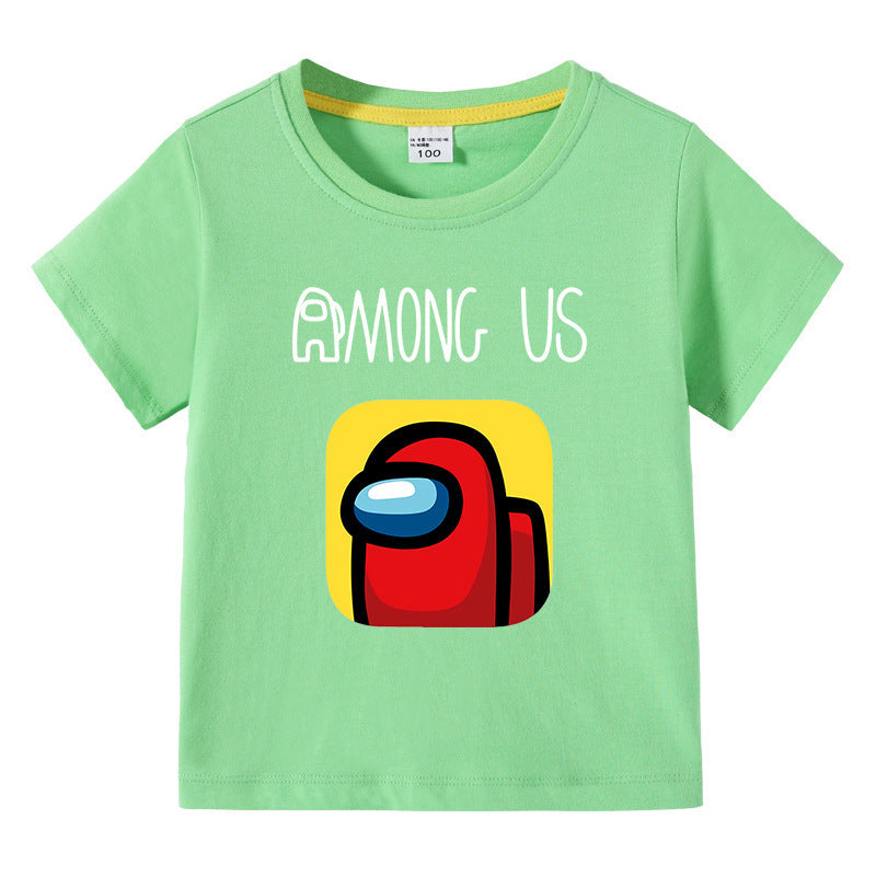 T-Shirt Enfant Été Manches Courtes – Léger & Confortable | Children's Short Sleeve Summer T-Shirt