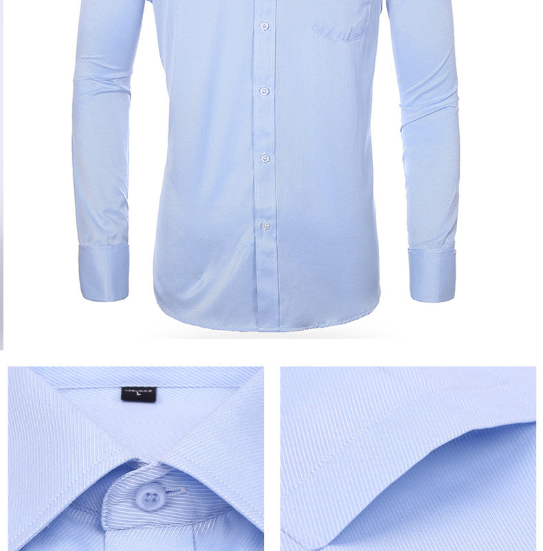 Cross-border Hot Sale Amazon Shirt Men's Casual Spring and Summer ebay Business Men's French Cufflinks plus size Men's Shirt