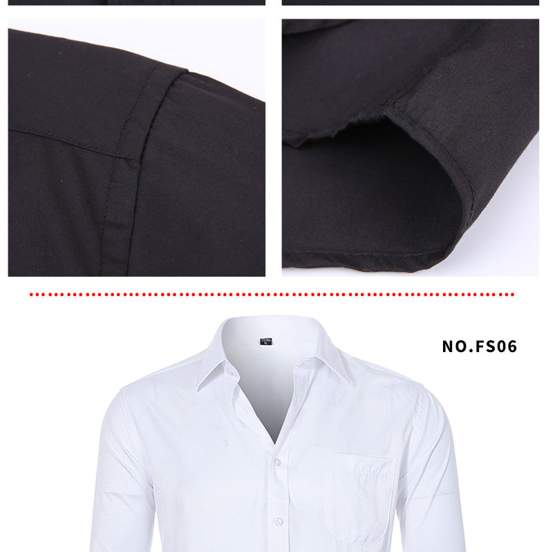 Cross-border Hot Sale Amazon Shirt Men's Casual Spring and Summer ebay Business Men's French Cufflinks plus size Men's Shirt
