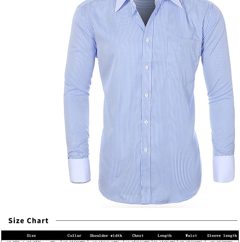 Cross-border Hot Sale Amazon Shirt Men's Casual Spring and Summer ebay Business Men's French Cufflinks plus size Men's Shirt