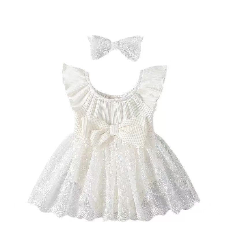 Robe Body Bébé Fille Coton Léger – Romper Onesie Mignon | Baby Girl Thin Cotton Dress Romper Onesie