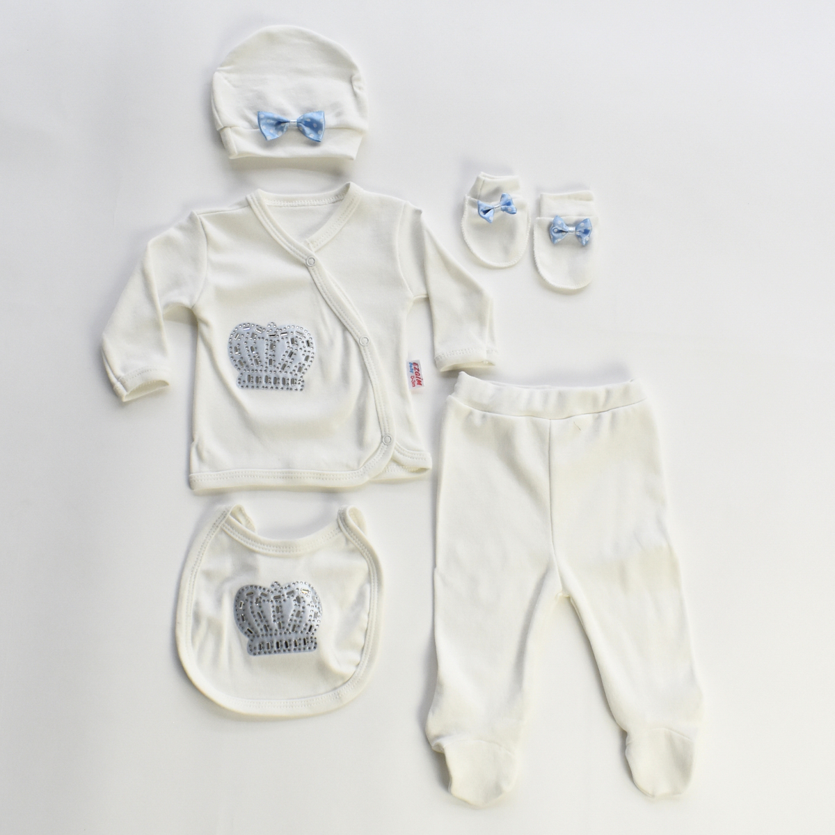 Pyjama Bébé Garçon The Sweet King – Ensemble 2 Pièces Doux | The Sweet King Baby Boy Pajama Set