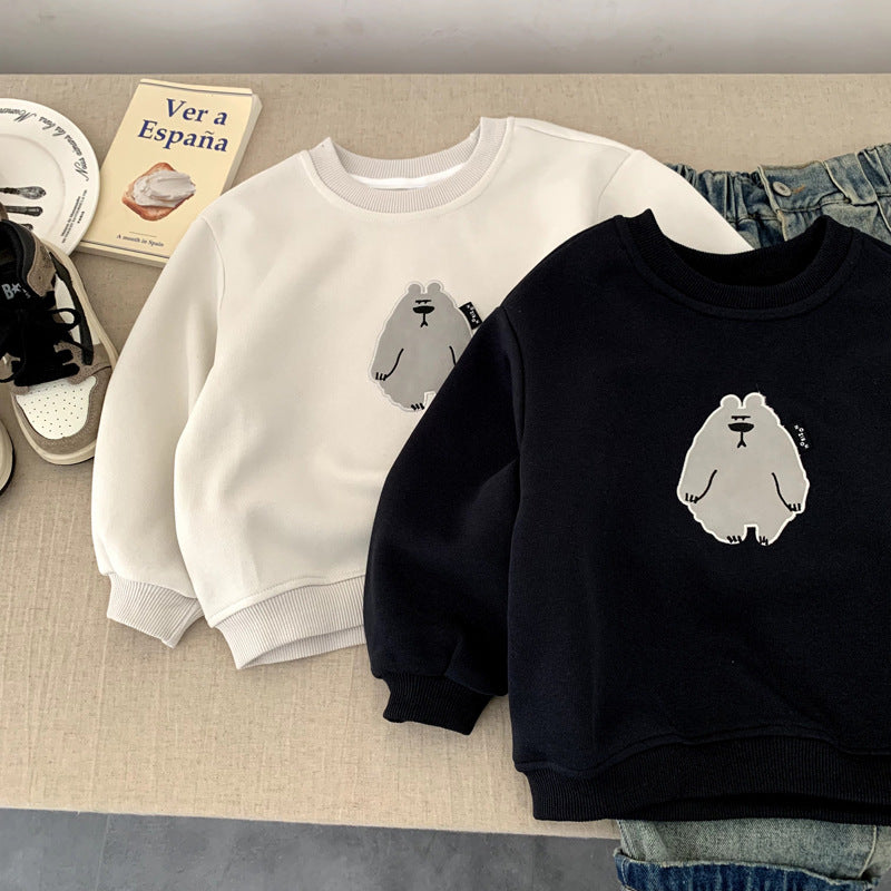 Hoodie Garçon Pull Automne – Sweatshirt Enfant Confortable | Boys Autumn Pullover Hoodie Sweatshirt