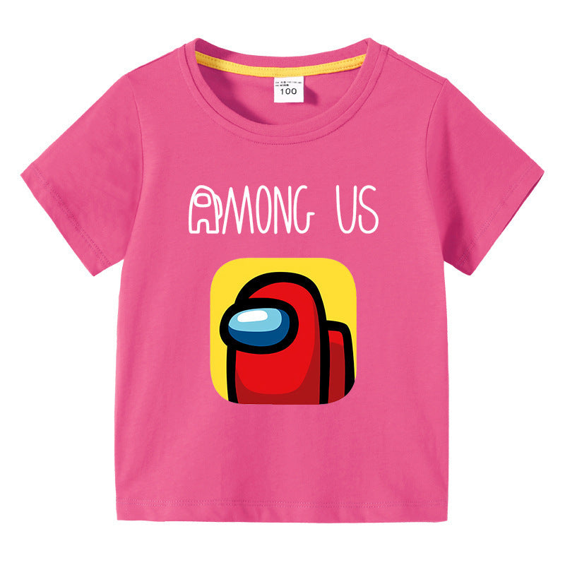 T-Shirt Enfant Été Manches Courtes – Léger & Confortable | Children's Short Sleeve Summer T-Shirt