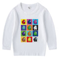 T-Shirt Coton Enfant Col Rond Manches Longues – Base Confortable | Children's Cotton Round Neck Long Sleeve Top