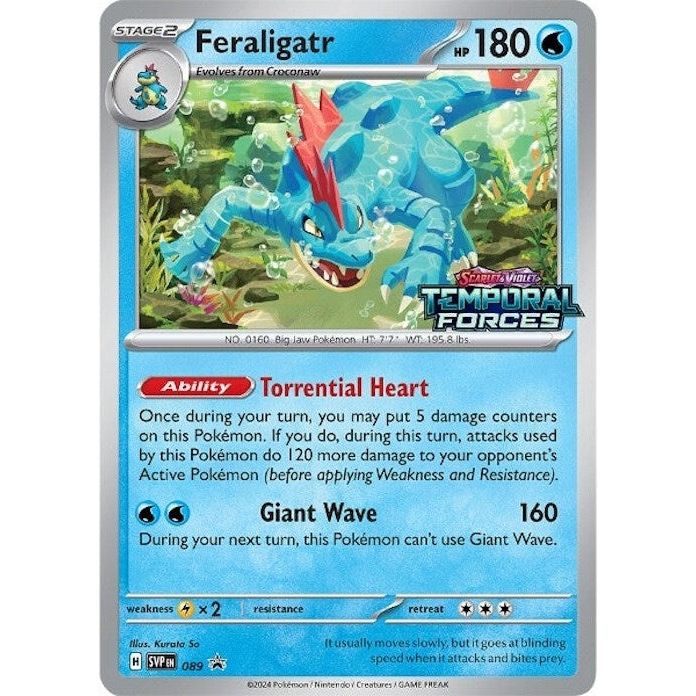 Pokémon TCG – Feraligatr 089 (Prerelease Promo) – SVP | Feraligatr Prerelease Promo Card SVP 089