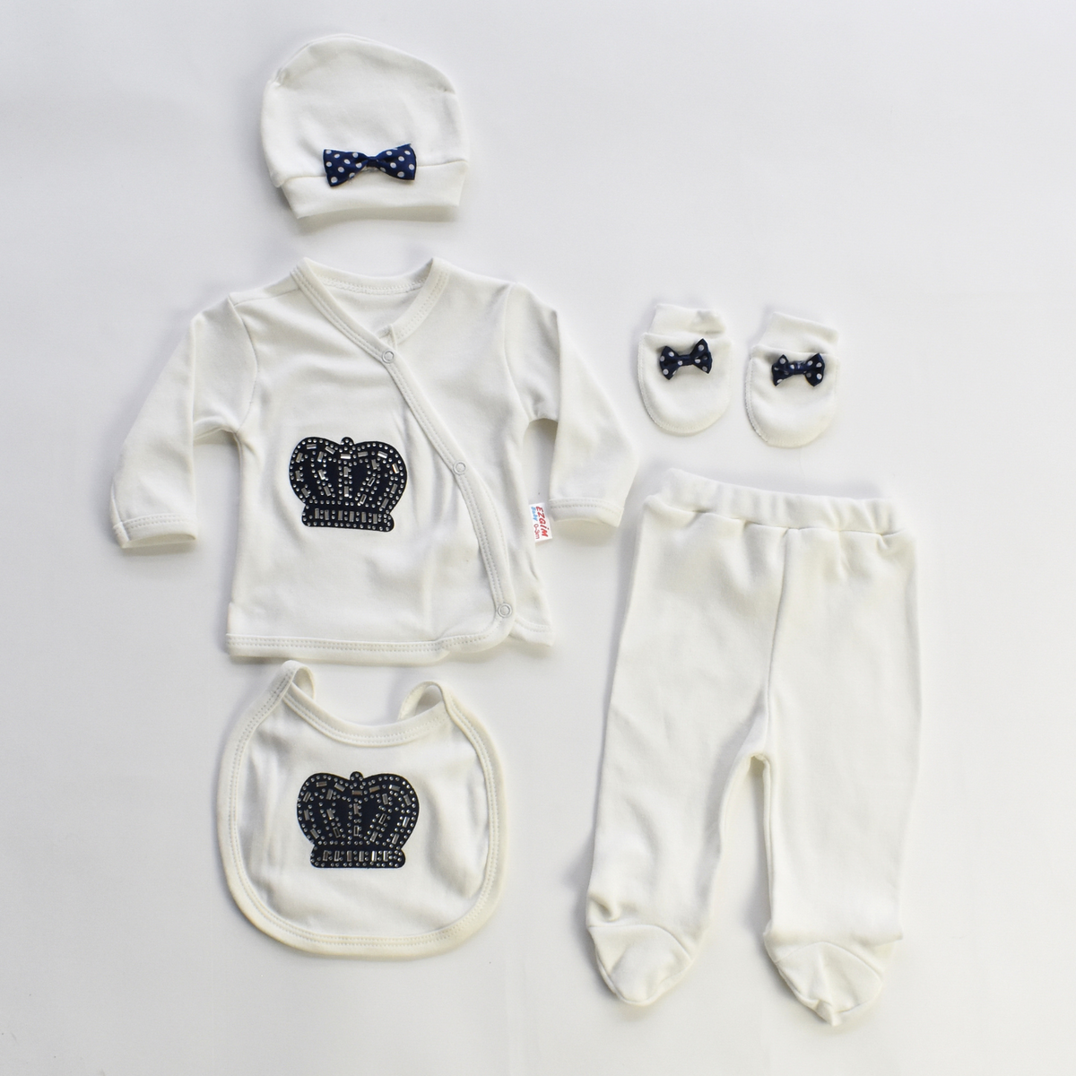Pyjama Bébé Garçon The Sweet King – Ensemble 2 Pièces Doux | The Sweet King Baby Boy Pajama Set