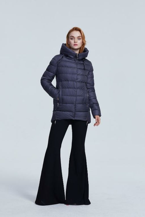 Manteau Femme Hiver à Capuche Coupe Décontractée | Women's Hooded Winter Parka Jacket