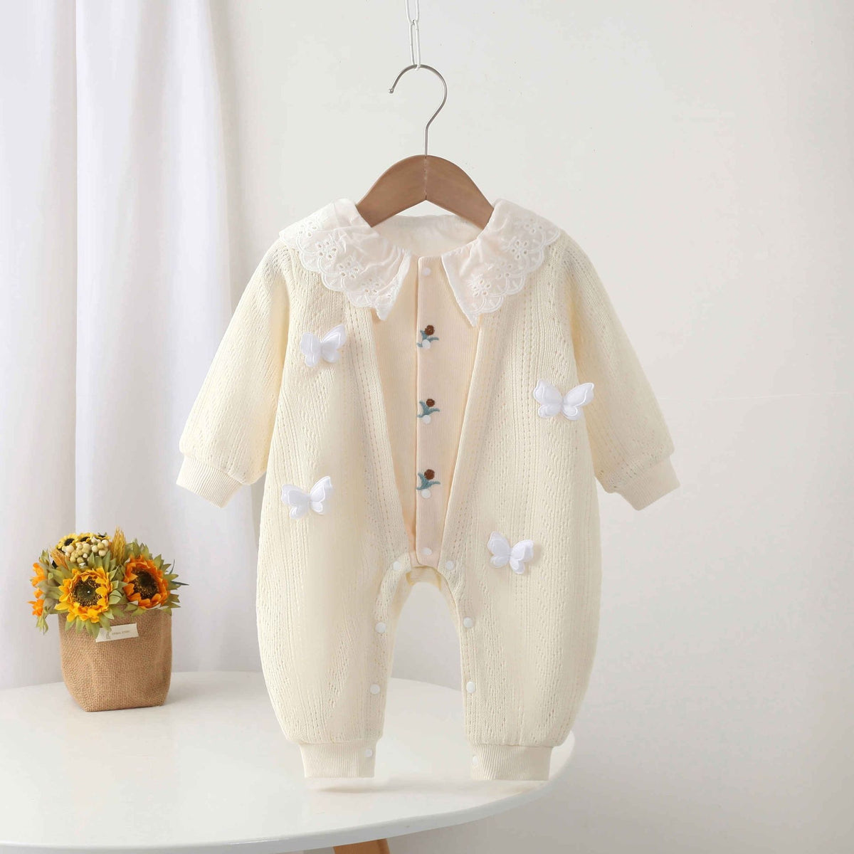 Body Bébé Fille Princesse – Combinaison Rampante Mignonne | Baby Girl Princess Bodysuit Crawling Suit
