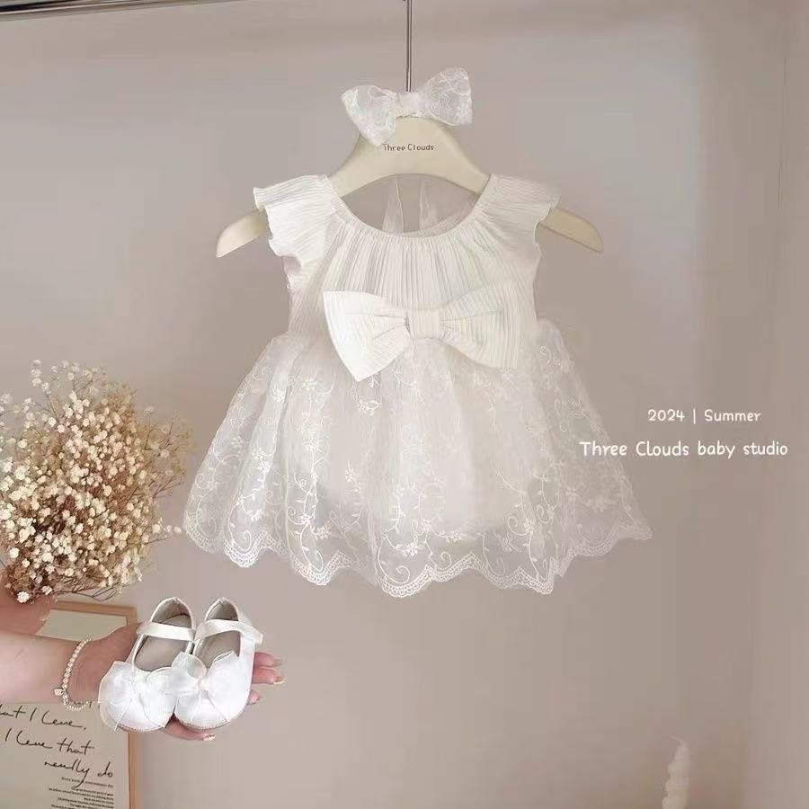 Robe Body Bébé Fille Coton Léger – Romper Onesie Mignon | Baby Girl Thin Cotton Dress Romper Onesie