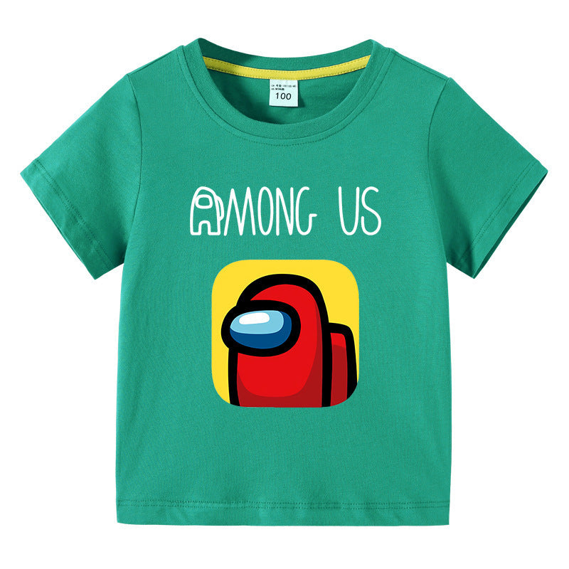 T-Shirt Enfant Été Manches Courtes – Léger & Confortable | Children's Short Sleeve Summer T-Shirt