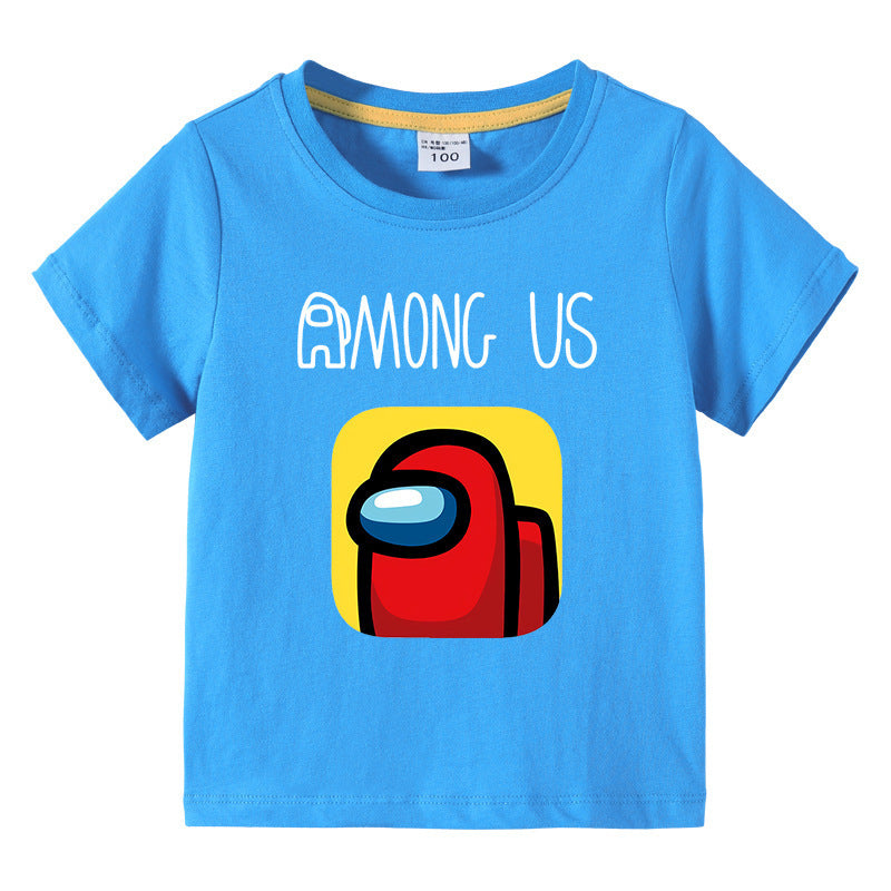 T-Shirt Enfant Été Manches Courtes – Léger & Confortable | Children's Short Sleeve Summer T-Shirt