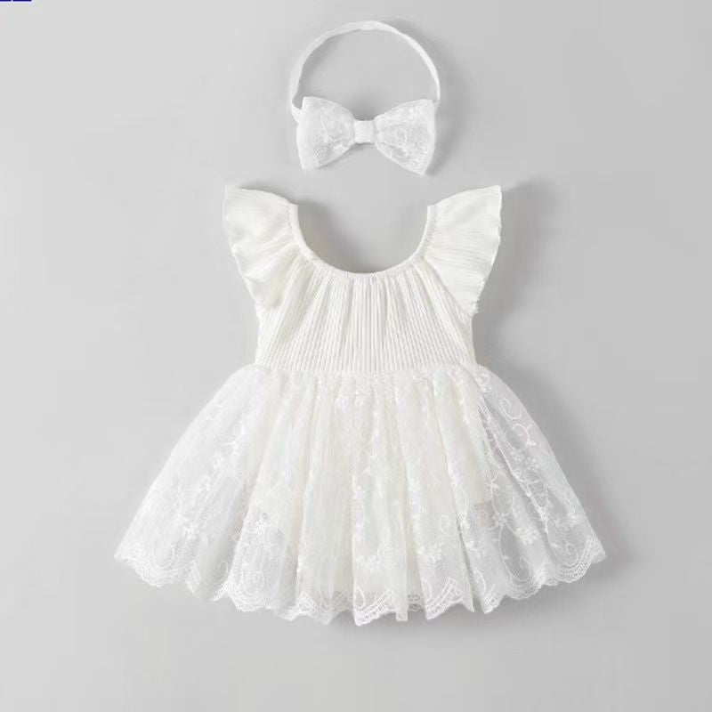 Robe Body Bébé Fille Coton Léger – Romper Onesie Mignon | Baby Girl Thin Cotton Dress Romper Onesie