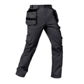 Multi-Pocket Stretchy Work Pants with Detachable Tool Pouches – Anti-Static Fabric [B264]