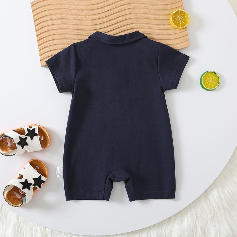 Body Bébé Garçon Manches Courtes Léger – Onesie Sortie Confortable | Baby Boy Short Sleeve Lightweight Onesie