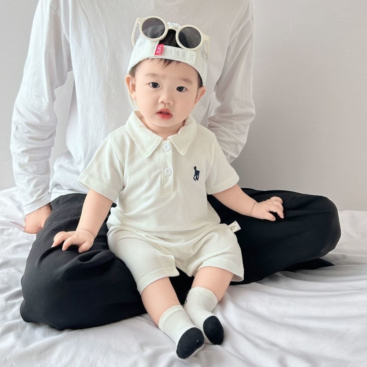 Body Bébé Garçon Manches Courtes Léger – Onesie Sortie Confortable | Baby Boy Short Sleeve Lightweight Onesie