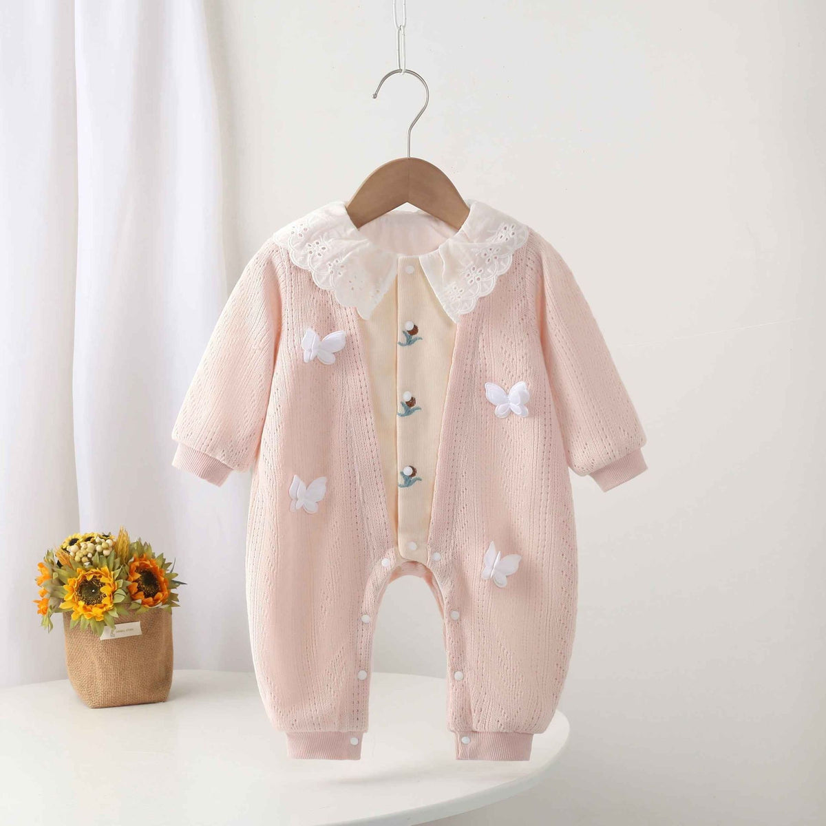 Body Bébé Fille Princesse – Combinaison Rampante Mignonne | Baby Girl Princess Bodysuit Crawling Suit