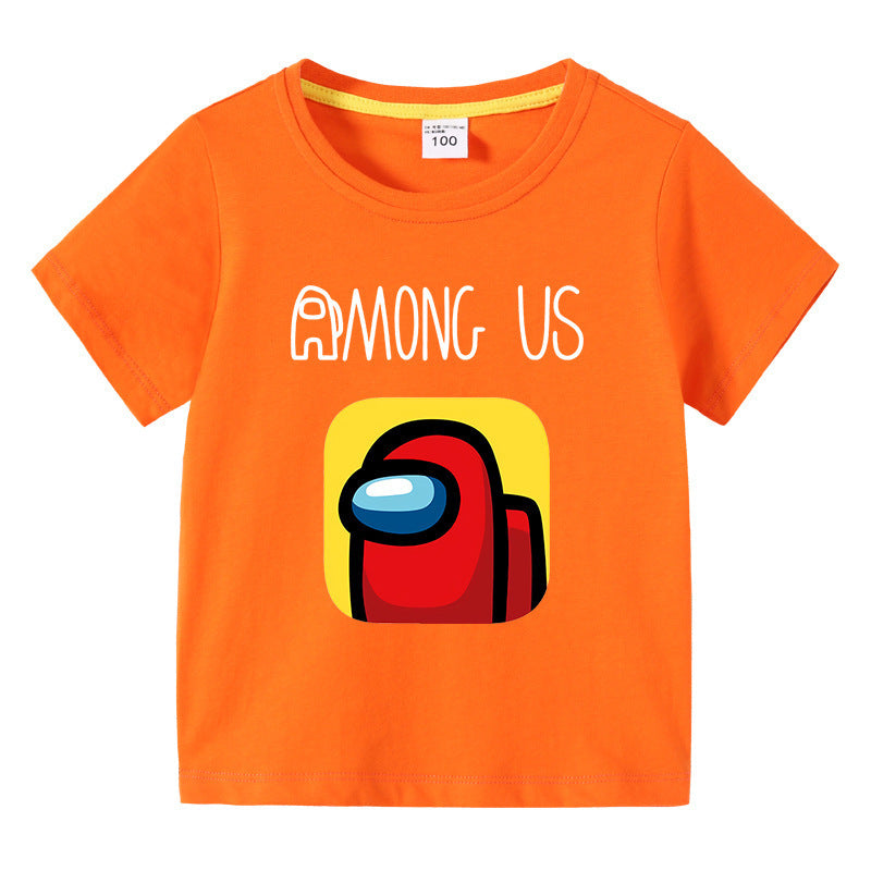 T-Shirt Enfant Été Manches Courtes – Léger & Confortable | Children's Short Sleeve Summer T-Shirt