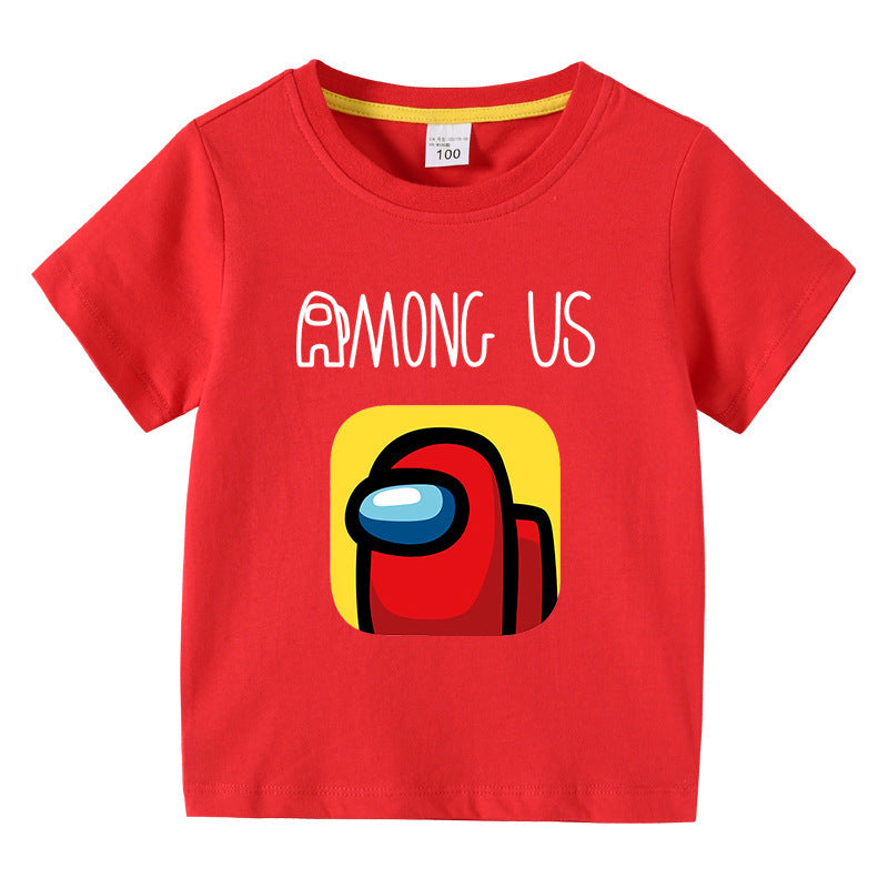 T-Shirt Enfant Été Manches Courtes – Léger & Confortable | Children's Short Sleeve Summer T-Shirt