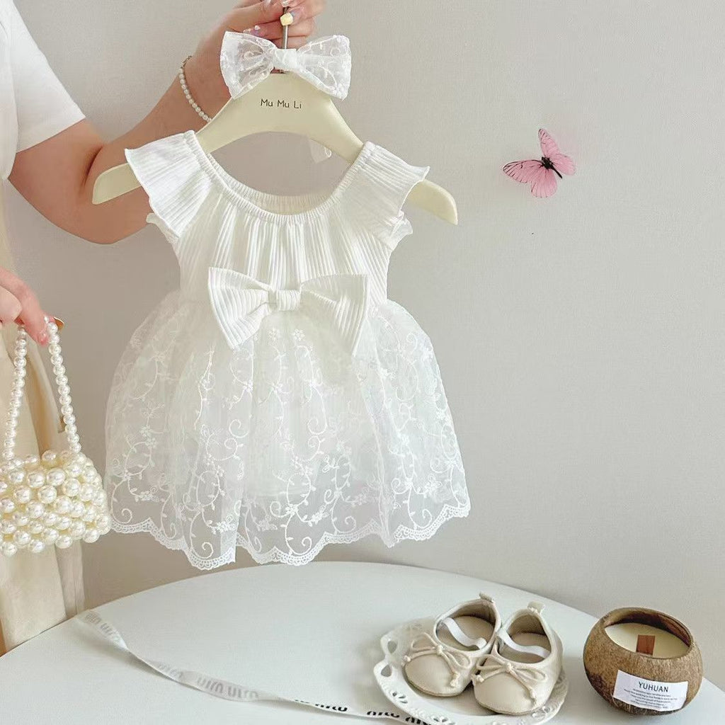 Robe Body Bébé Fille Coton Léger – Romper Onesie Mignon | Baby Girl Thin Cotton Dress Romper Onesie