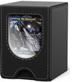 Boîte Rangement TCG Cuir 100+ Cartes avec Séparateurs – Organisateur Jeux de Cartes | Leather TCG Card Storage Box 100+ Capacity with Dividers