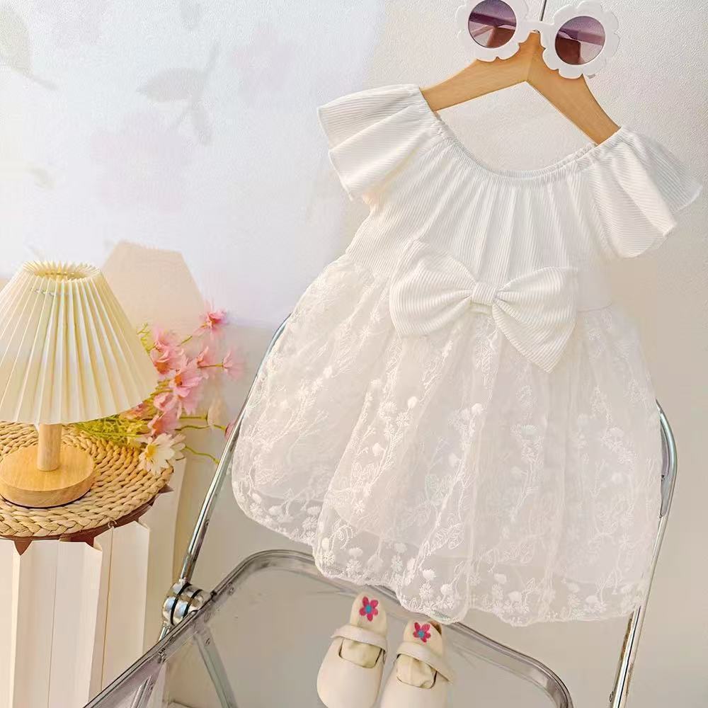 Robe Body Bébé Fille Coton Léger – Romper Onesie Mignon | Baby Girl Thin Cotton Dress Romper Onesie