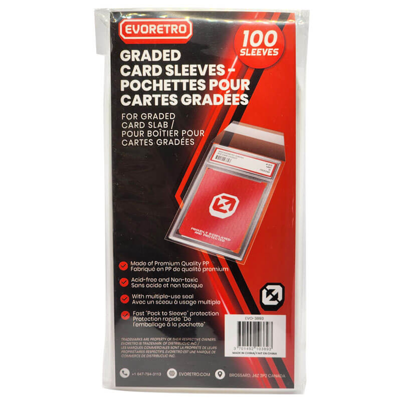 EVORETRO – Pochettes Protectrices pour Cartes Gradées PSA | Graded Card Sleeves for PSA