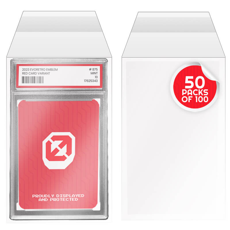 EVORETRO – Pochettes Protectrices pour Cartes Gradées PSA | Graded Card Sleeves for PSA