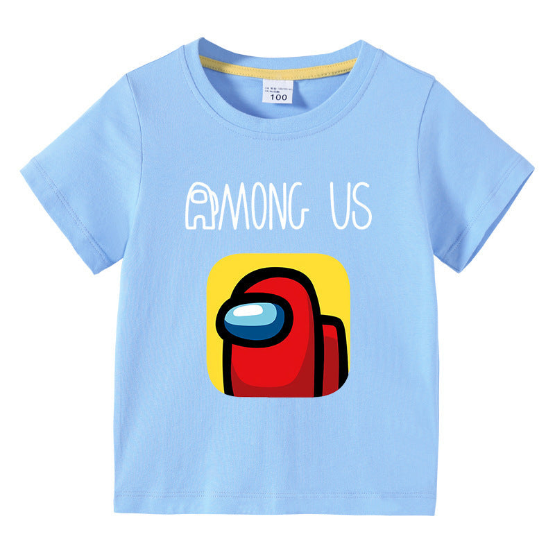 T-Shirt Enfant Été Manches Courtes – Léger & Confortable | Children's Short Sleeve Summer T-Shirt