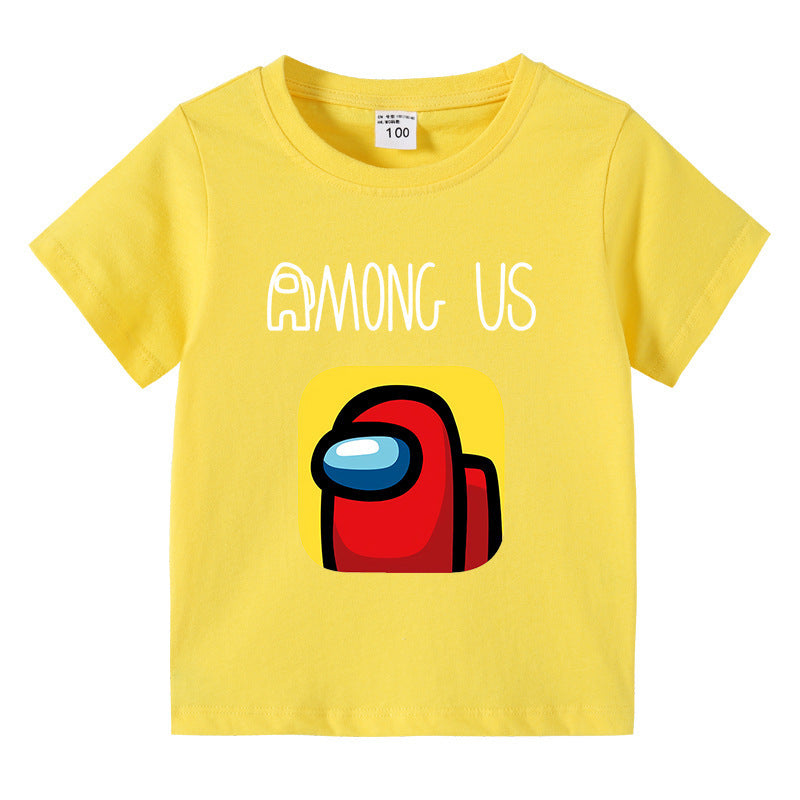 T-Shirt Enfant Été Manches Courtes – Léger & Confortable | Children's Short Sleeve Summer T-Shirt