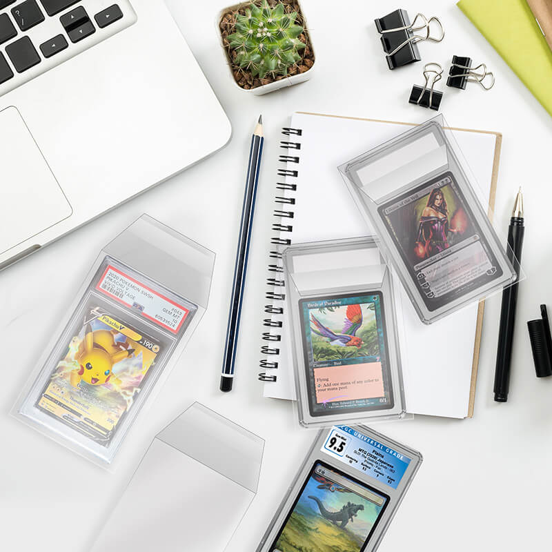 EVORETRO – Pochettes Protectrices pour Cartes Gradées PSA | Graded Card Sleeves for PSA