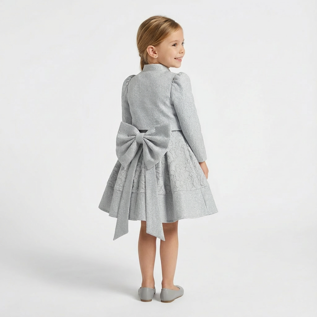 Ensemble Robe & Boléro Fille Belle Tradition – Élégance Intemporelle | Girls Bolero Dress Set
