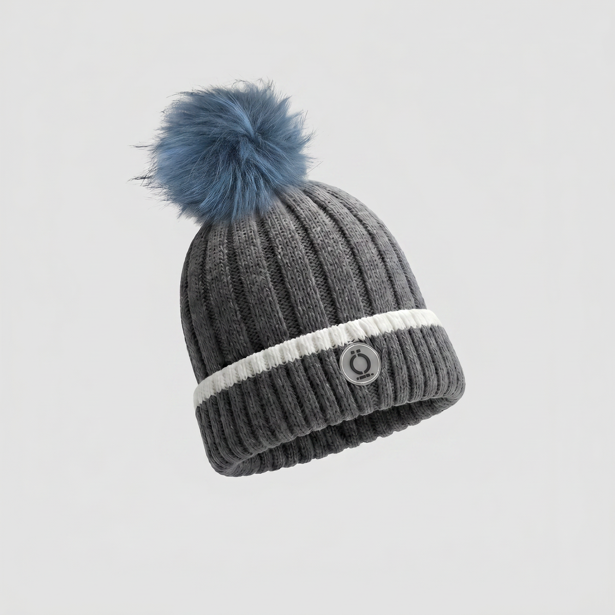 Grey Stripe Tuque