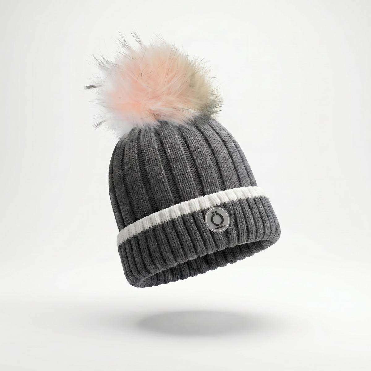 Grey Stripe Tuque