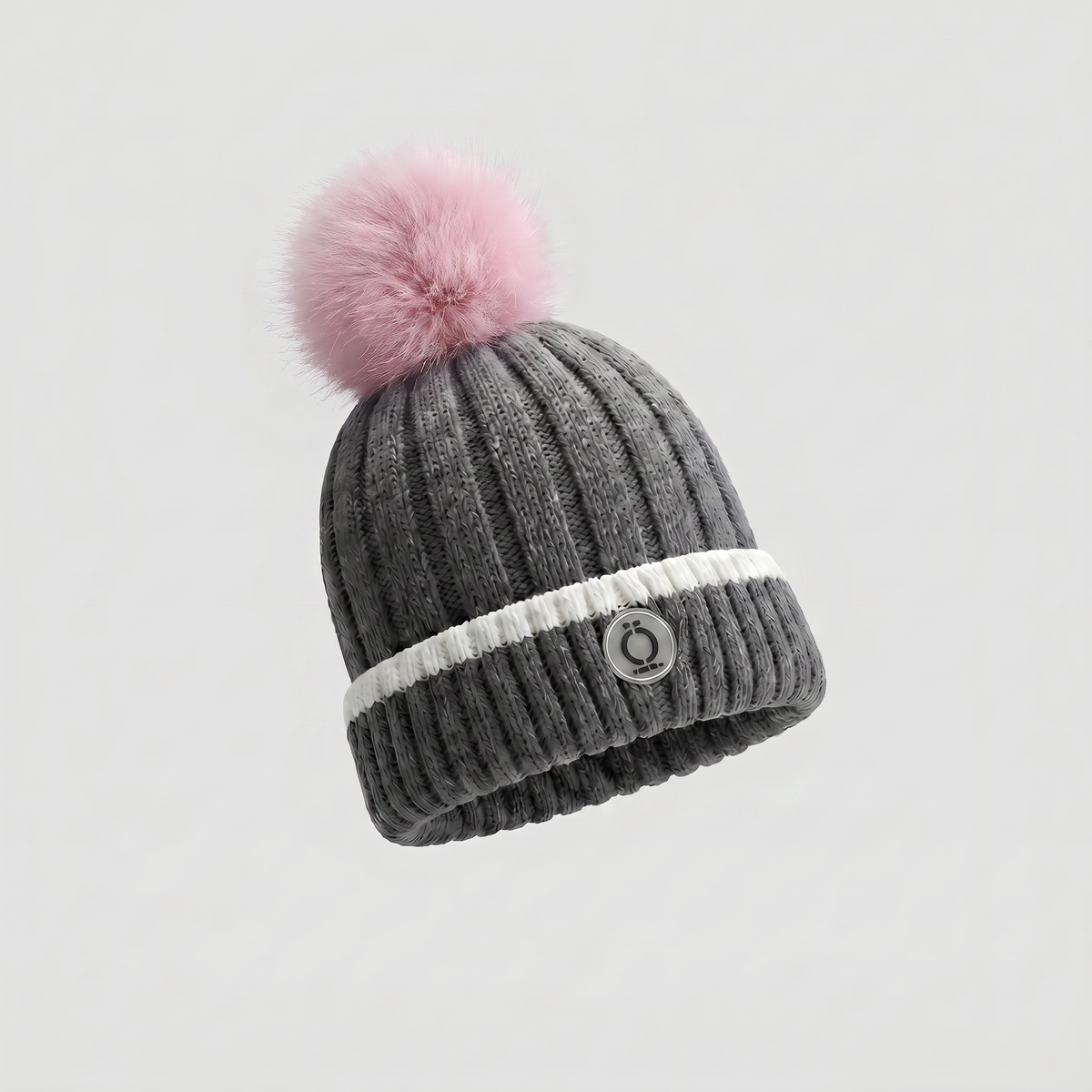 Grey Stripe Tuque