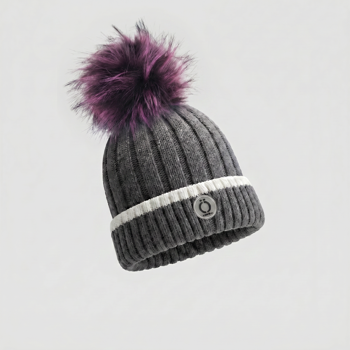 Grey Stripe Tuque