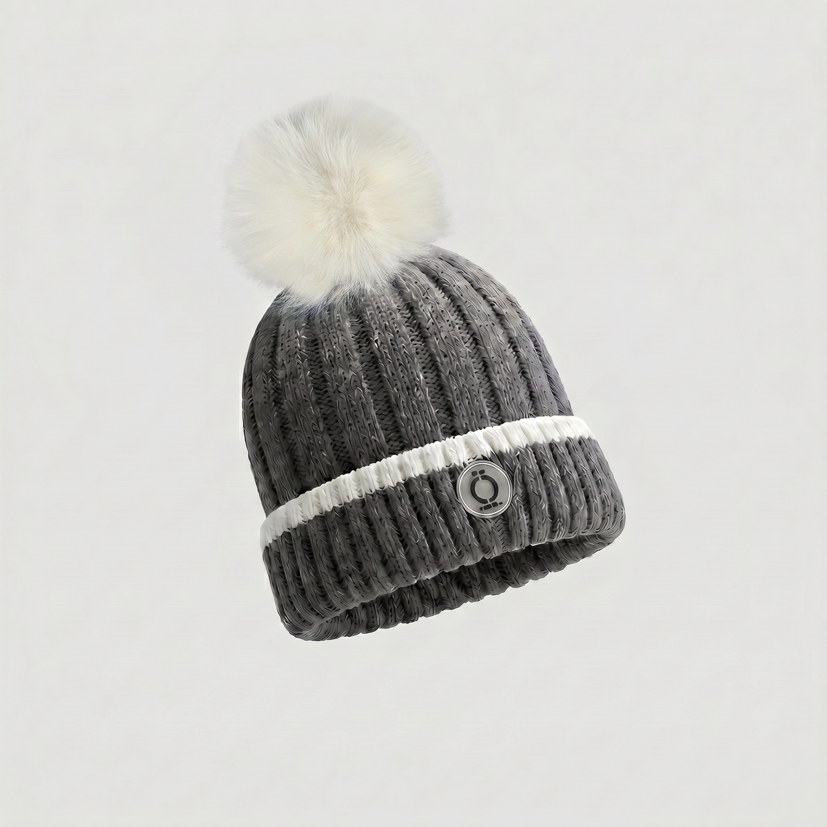 Grey Stripe Tuque