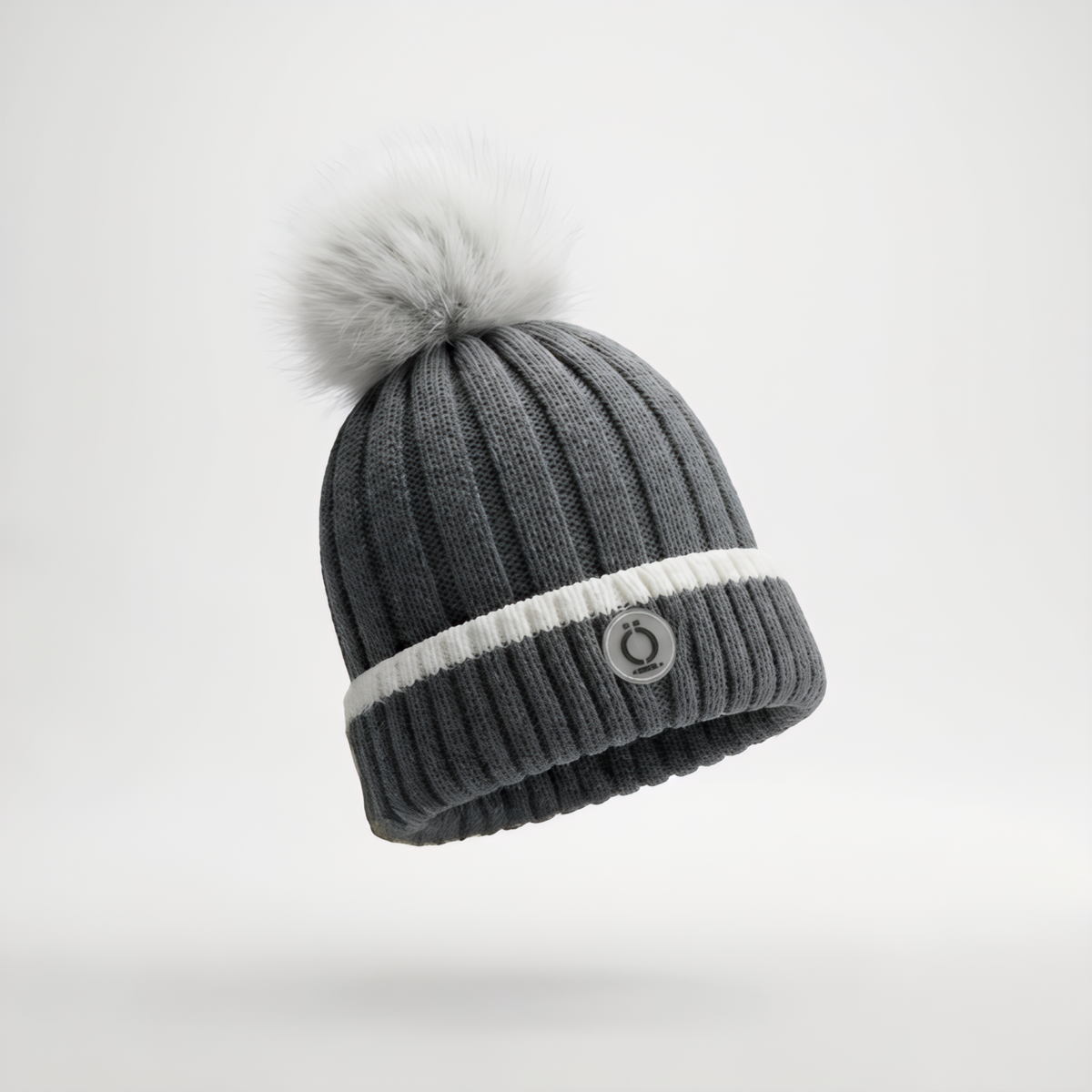 Grey Stripe Tuque