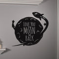 Décoration Murale Métal « Moon and Back » – Art Mural Fusée Design | Moon and Back Rocket Metal Wall Art Decor