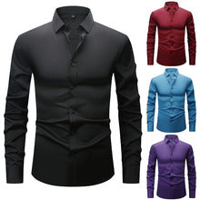 Cross-border Hot Sale Amazon Shirt Men's Casual Spring and Summer ebay Business Men's French Cufflinks plus size Men's Shirt
