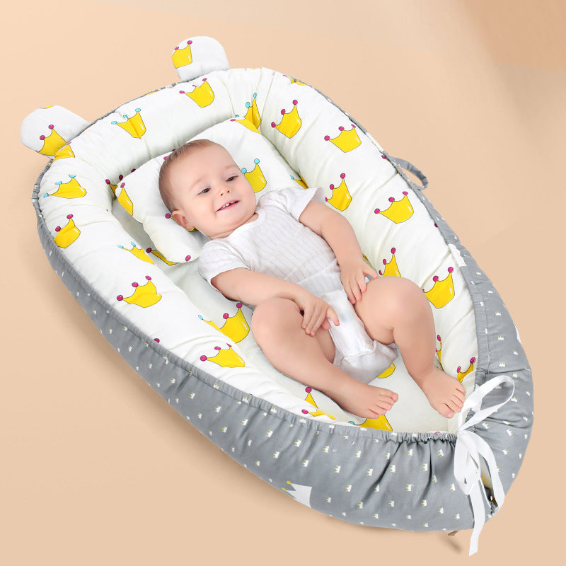 Lit Nid Bébé Bionic Anti-Sursaut – Couffin Sécuritaire Nouveau-Né | Baby Bionic Nest Sleeping Bed Anti-Startle Safety Crib