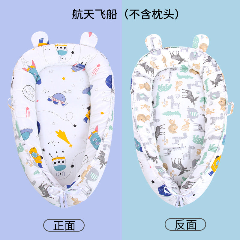 Lit Nid Bébé Bionic Anti-Sursaut – Couffin Sécuritaire Nouveau-Né | Baby Bionic Nest Sleeping Bed Anti-Startle Safety Crib