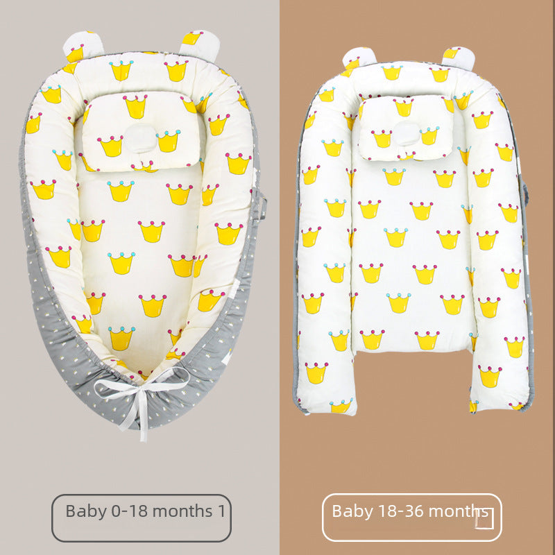Lit Nid Bébé Bionic Anti-Sursaut – Couffin Sécuritaire Nouveau-Né | Baby Bionic Nest Sleeping Bed Anti-Startle Safety Crib