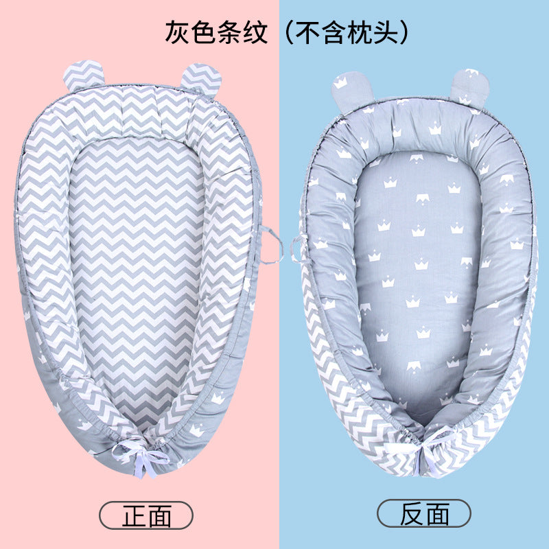 Lit Nid Bébé Bionic Anti-Sursaut – Couffin Sécuritaire Nouveau-Né | Baby Bionic Nest Sleeping Bed Anti-Startle Safety Crib