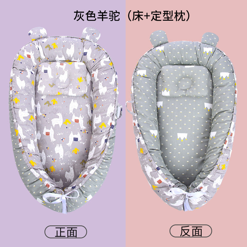 Lit Nid Bébé Bionic Anti-Sursaut – Couffin Sécuritaire Nouveau-Né | Baby Bionic Nest Sleeping Bed Anti-Startle Safety Crib