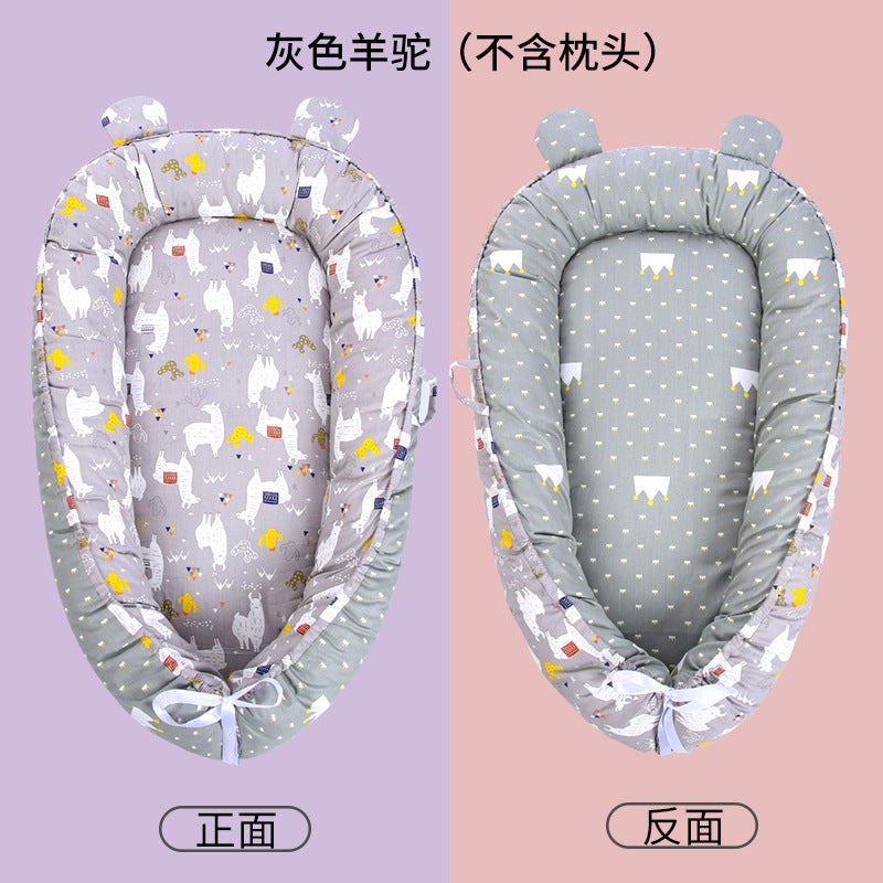 Lit Nid Bébé Bionic Anti-Sursaut – Couffin Sécuritaire Nouveau-Né | Baby Bionic Nest Sleeping Bed Anti-Startle Safety Crib