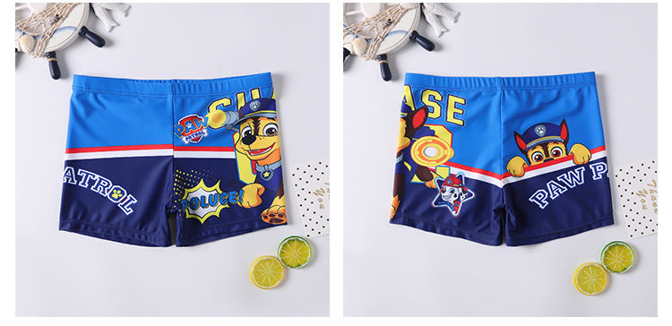 Maillot de Bain Garçon Imprimé Cartoon – Séchage Rapide S/M/L | Boys Cartoon Print Swim Trunks Quick-Dry