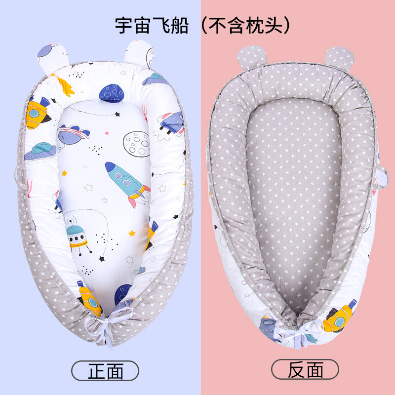 Lit Nid Bébé Bionic Anti-Sursaut – Couffin Sécuritaire Nouveau-Né | Baby Bionic Nest Sleeping Bed Anti-Startle Safety Crib