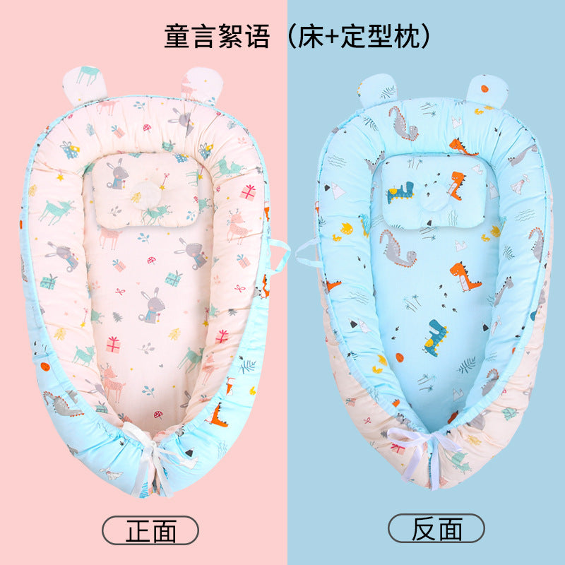 Lit Nid Bébé Bionic Anti-Sursaut – Couffin Sécuritaire Nouveau-Né | Baby Bionic Nest Sleeping Bed Anti-Startle Safety Crib